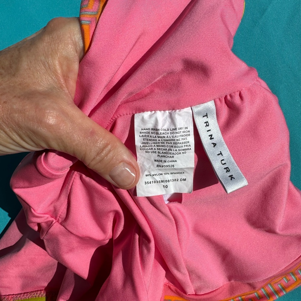 🪸Trina Turk worn twice needed 8 hand washed, fragrance free home🐠 - Picture 11 of 13